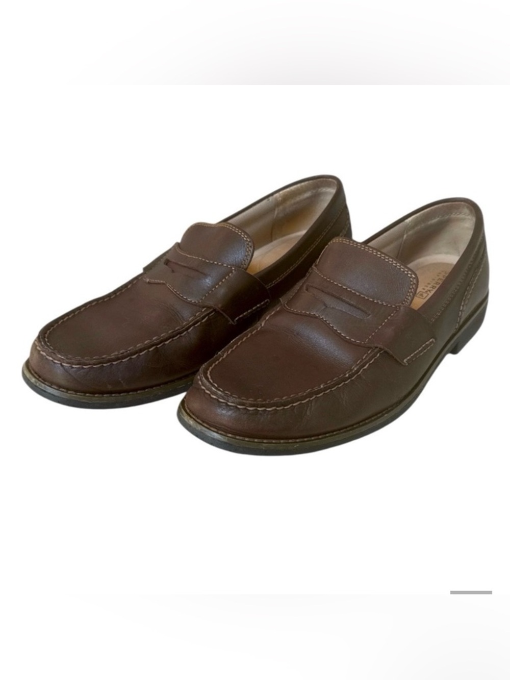 Sperry Men's Top-Sider Topsfield Penny Loafer Brown Leather Size 10M